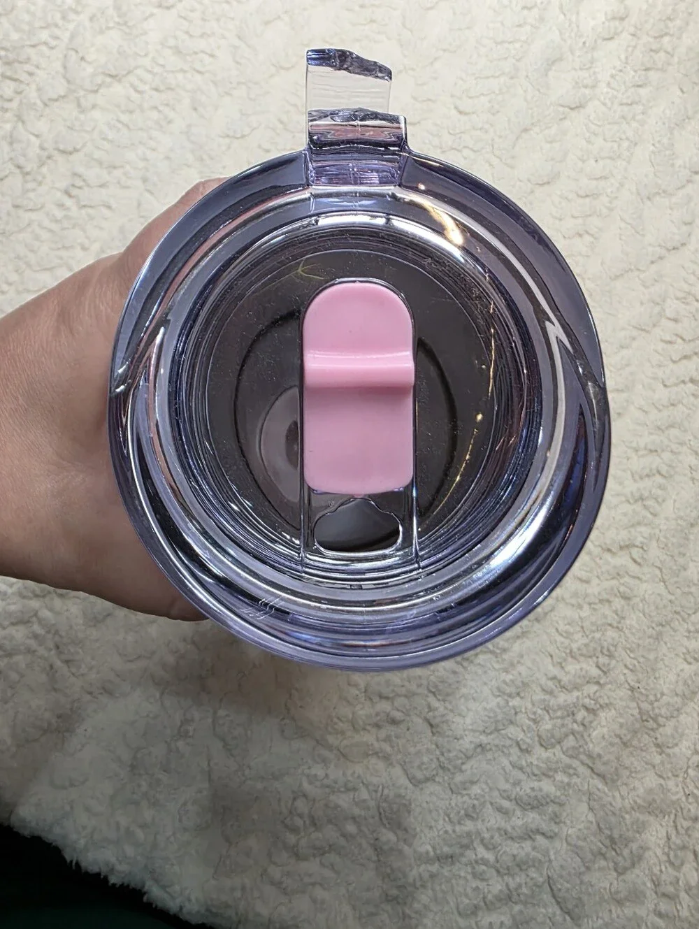 Dunkin Pink 32 oz Insulated Tumbler Cup No Straw Lid Damage